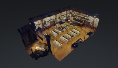 49th State Brewing Theatre Room – Meeting Setup 3D Model