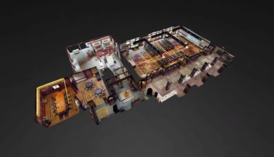 Portage Salon & Boardroom, Columbia Ballroom and Patio 3D Model