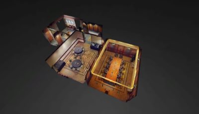 Portage Boardroom and Salon 3D Model