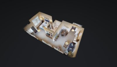 Aspen Creek Senior Living – 1 BR Corner Suite 3D Model